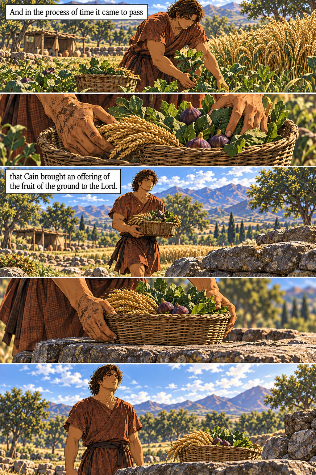 Genesis 4, illustrated section 4 of 20