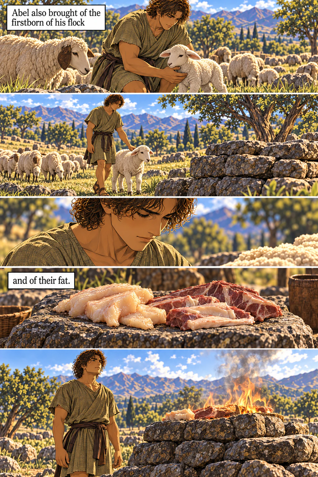 Genesis 4, illustrated section 5 of 20