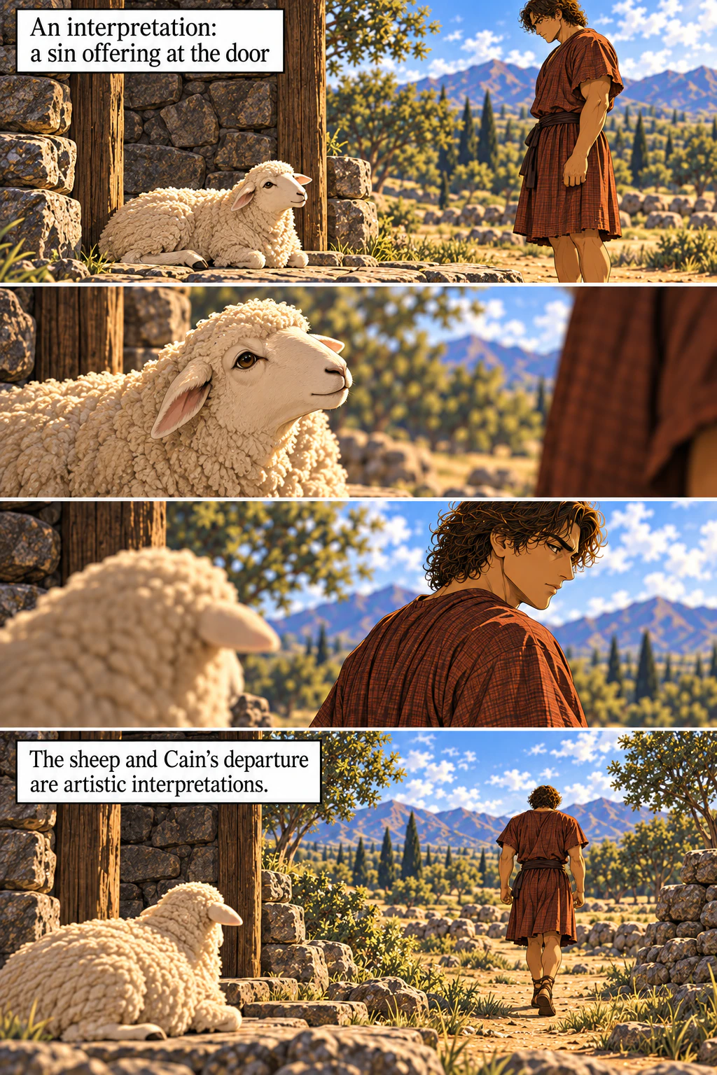 Genesis 4, illustrated section 8 of 20