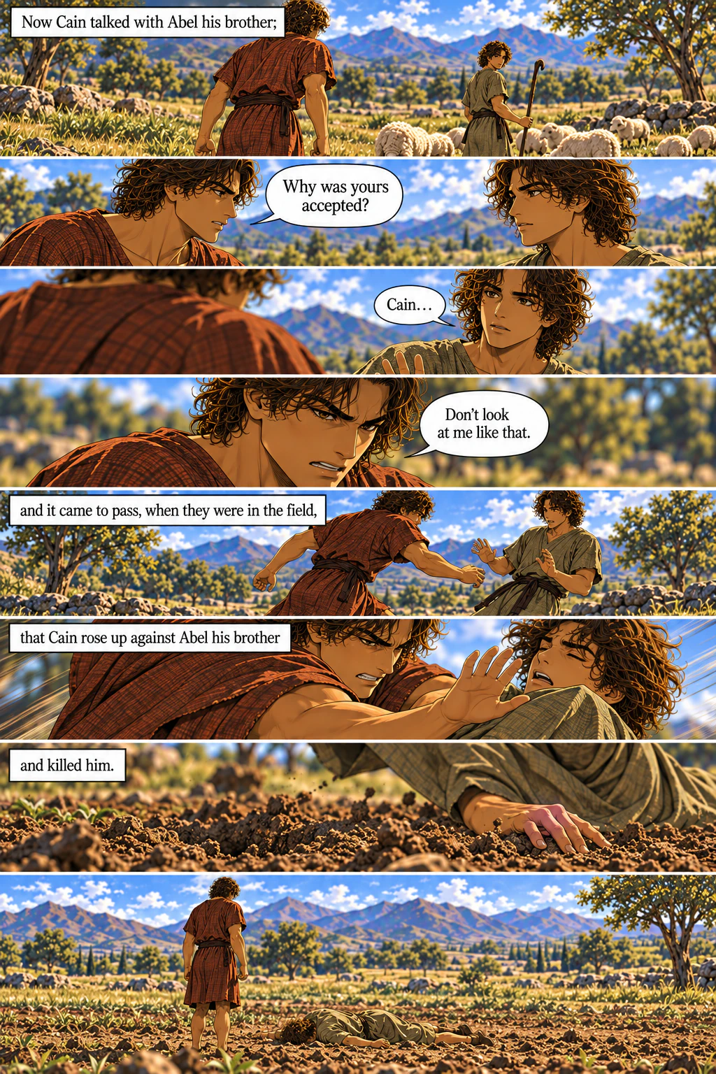 Genesis 4, illustrated section 9 of 20