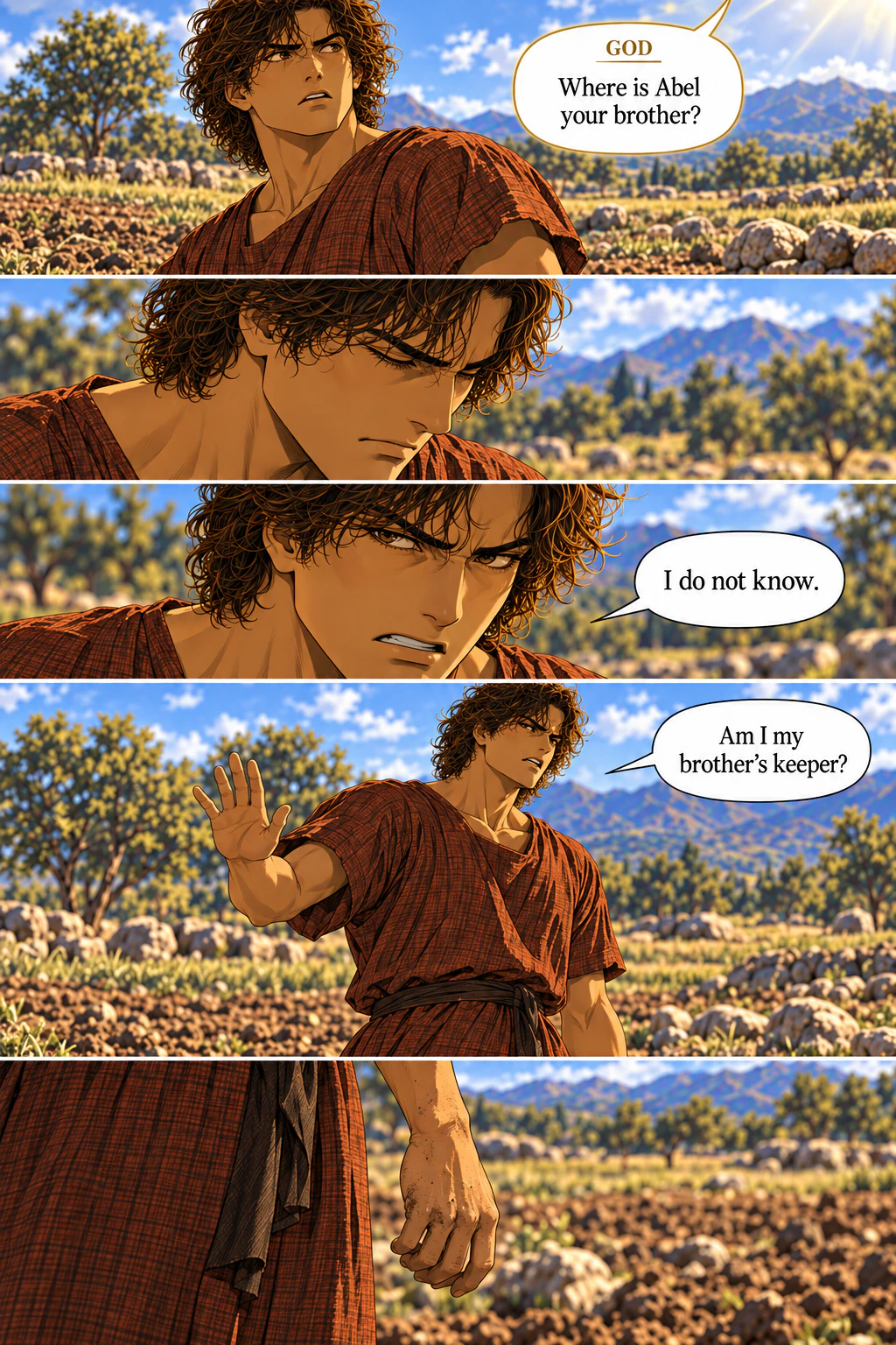Genesis 4, illustrated section 10 of 20