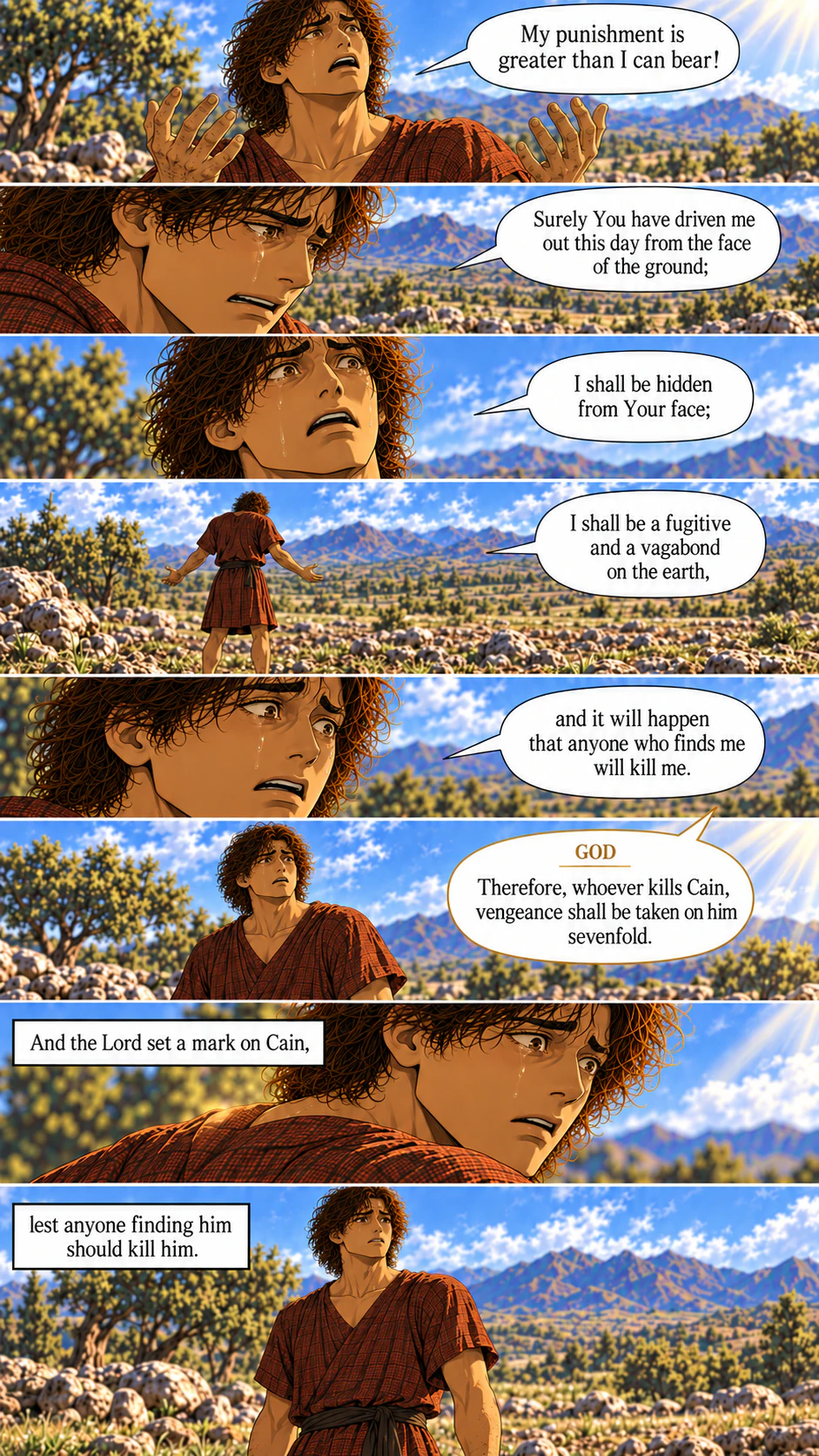 Genesis 4, illustrated section 12 of 20
