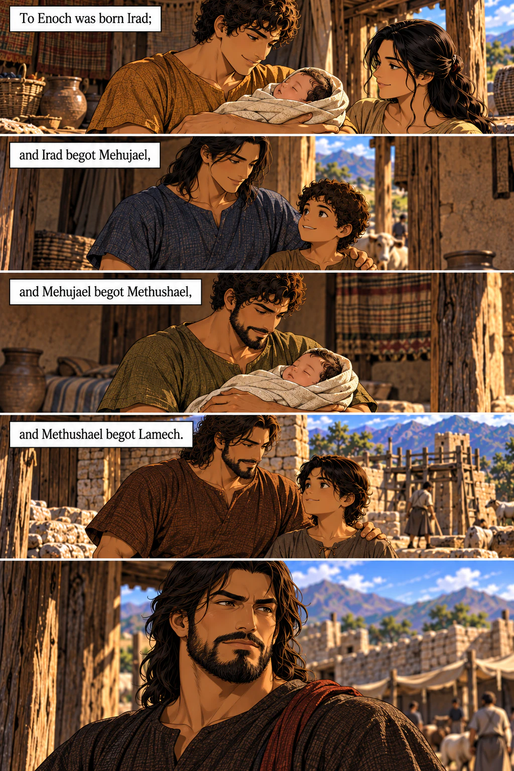 Genesis 4, illustrated section 15 of 20