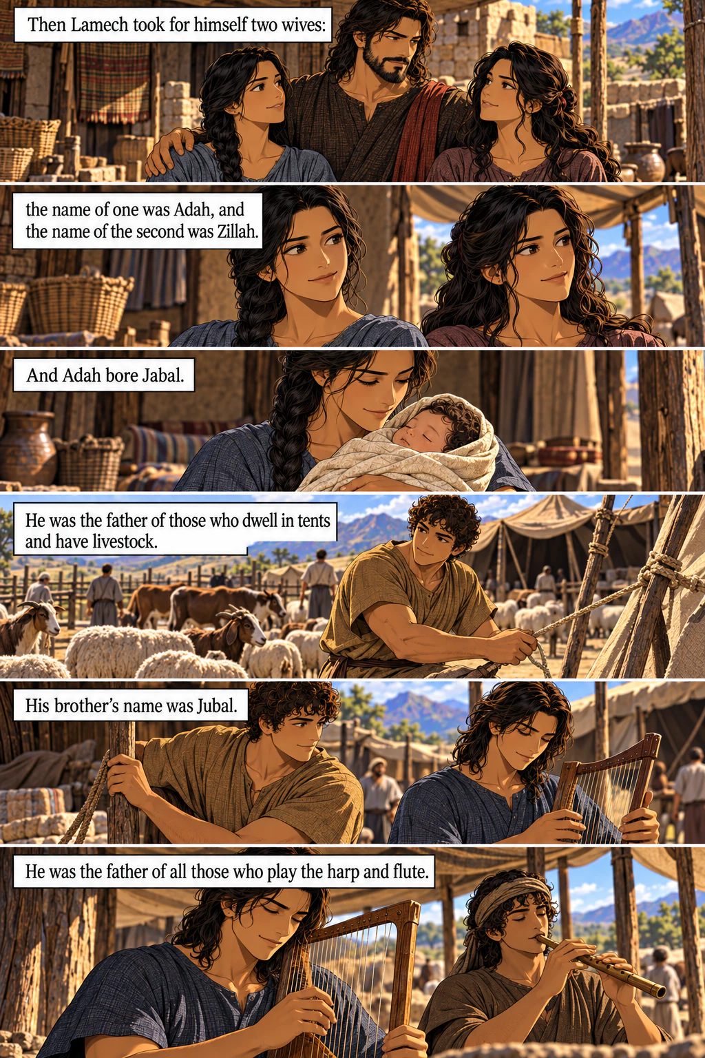 Genesis 4, illustrated section 16 of 20