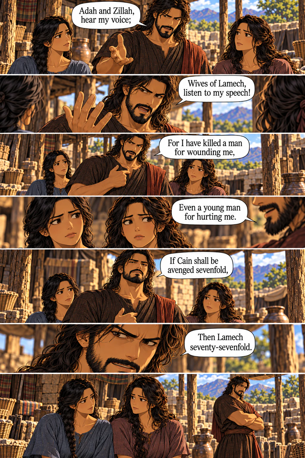 Genesis 4, illustrated section 18 of 20