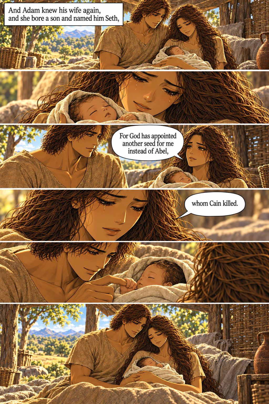 Genesis 4, illustrated section 19 of 20
