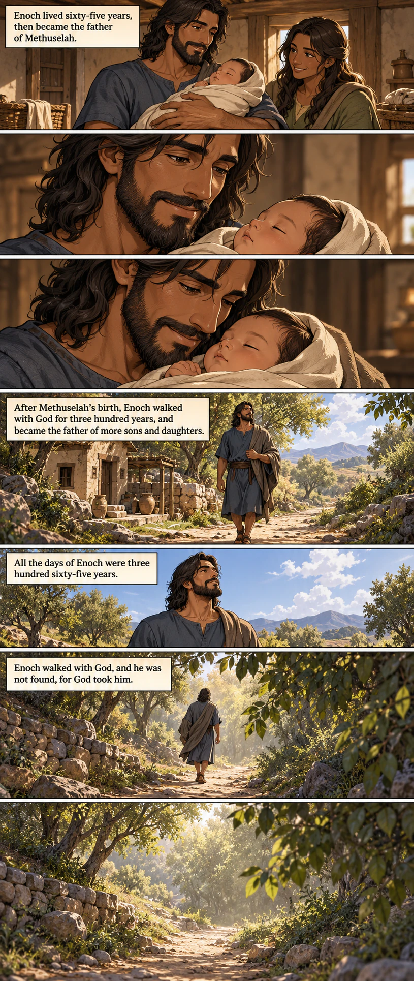 Genesis 5, illustrated section 5 of 7